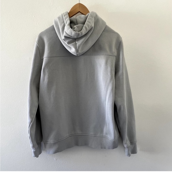 Everlane Hoodie Mens Medium Grey Cotton Pullover Basic Neutral Minimal - Picture 2 of 7
